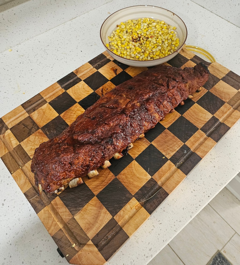 Baby Back Ribs and Fried Sweet&nbsp;Corn